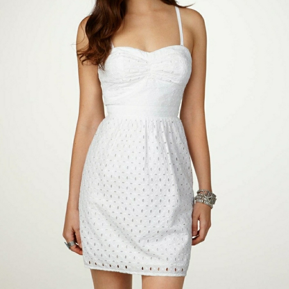 NWT American Eagle Outfitters Eyelet Corset Dress
